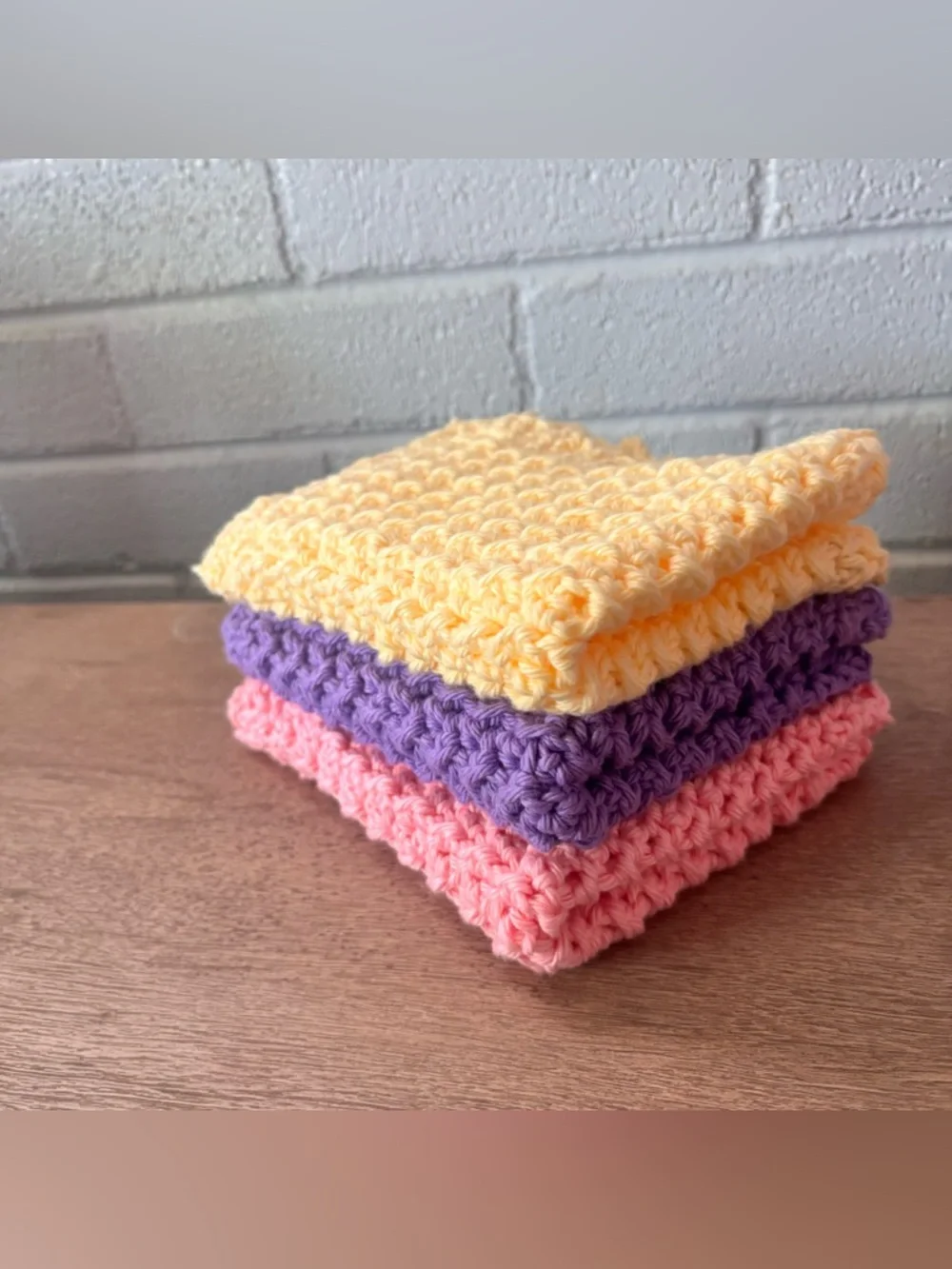 Crochet Dishcloth Set-3